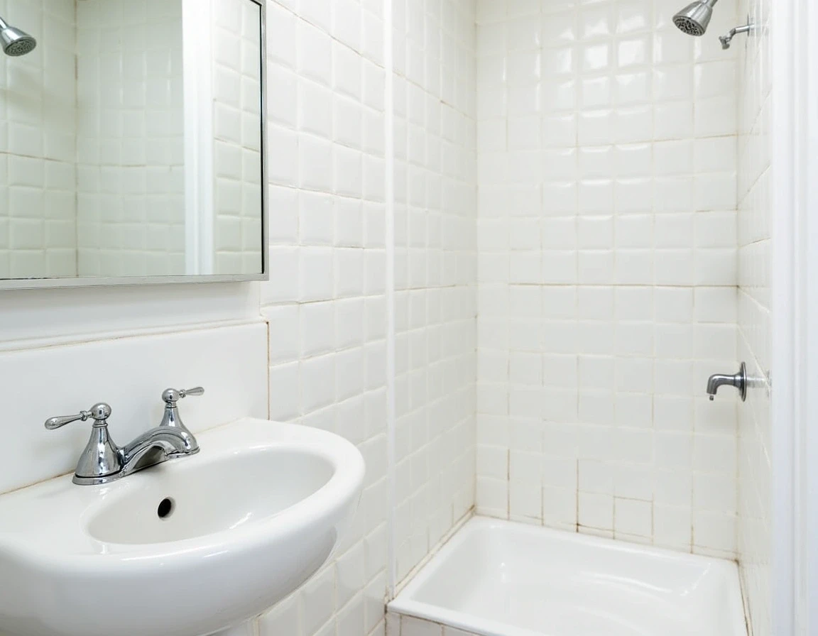 Bathroom after cleaning