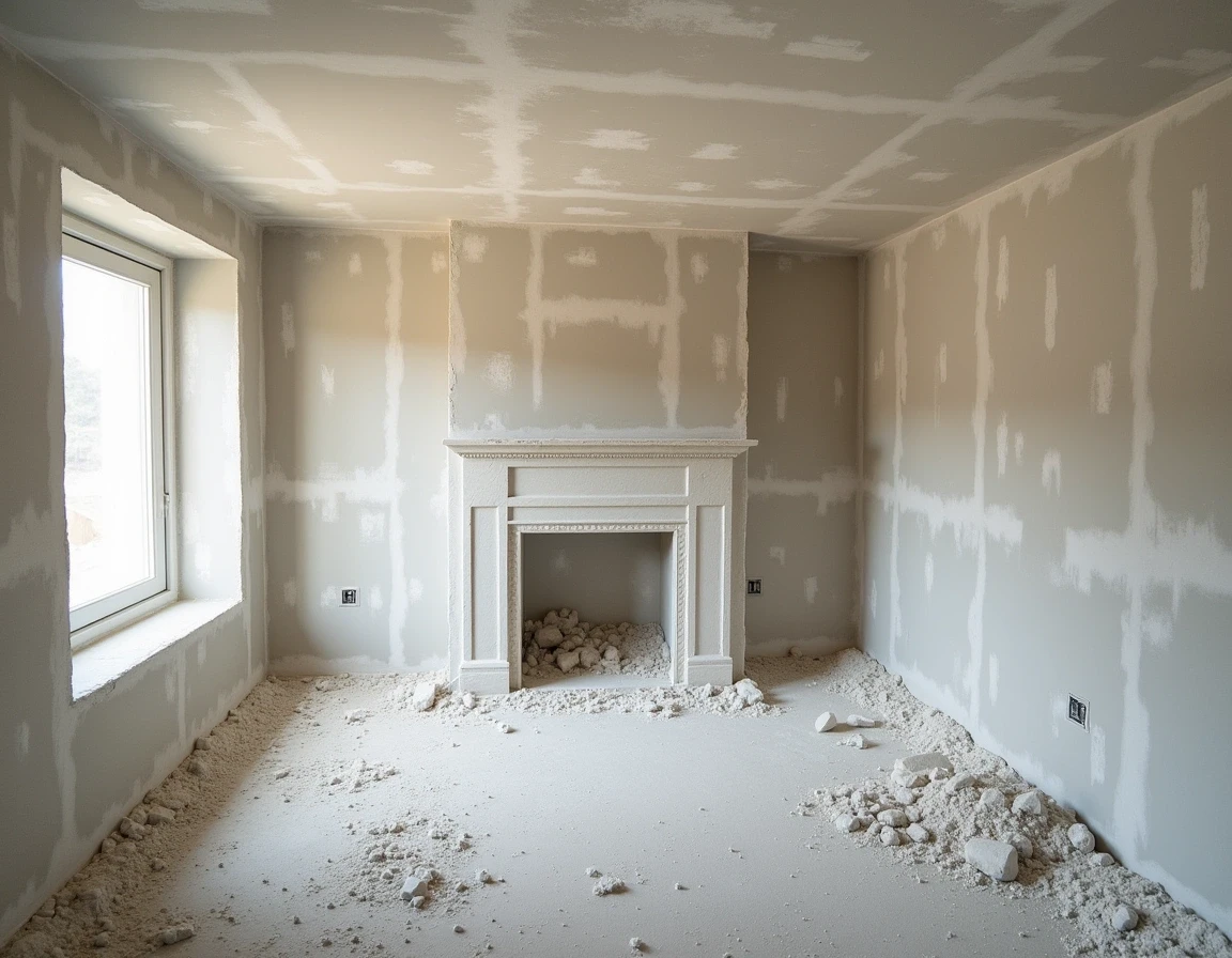 New build before cleaning